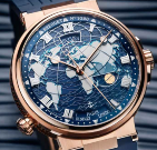 高颜值宝玑航海系列5557 Hora Mundi世界时腕表，提升你的品位与自信！